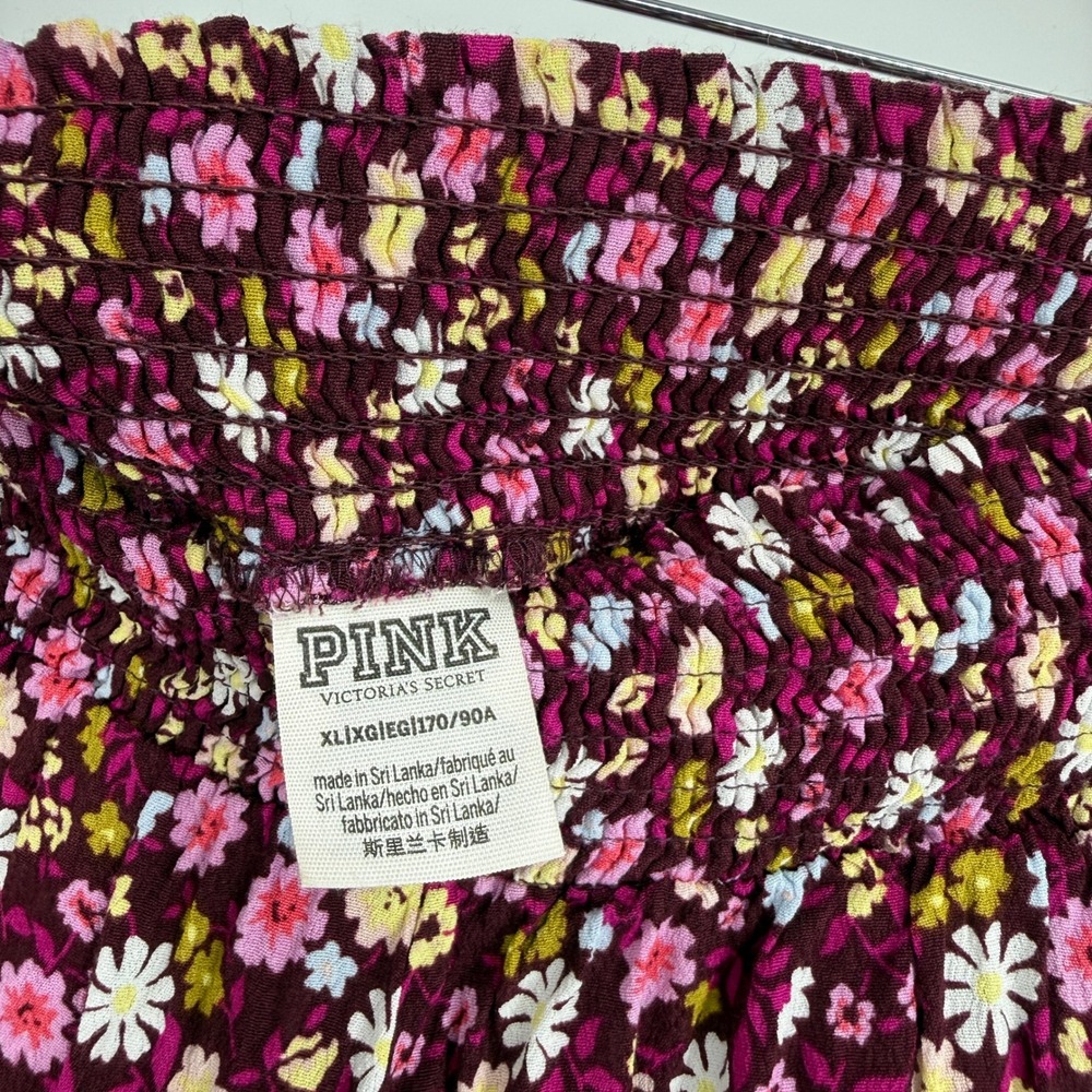 Victoria's Secret Pink‎ Floral Smocked Waist Shorts Size XL - Picture 5 of 10
